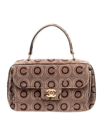 Chanel Velvet Coco Handle Bag