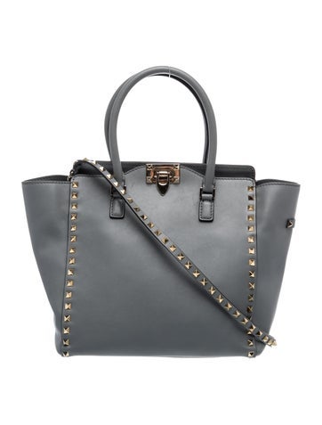 Rockstud Top Handle Bag