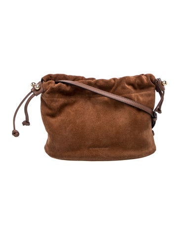 Strathberry Suede Bucket Bag