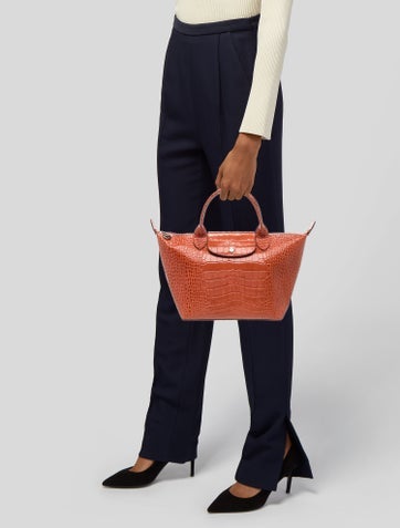 Leather Top Handle Bag