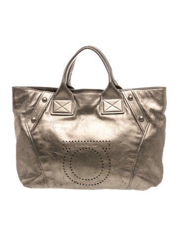 Leather Top Handle Bag
