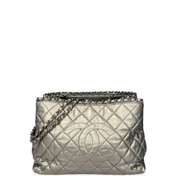 Calfskin Chain Me Tote