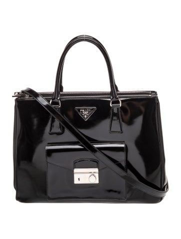 Patent Leather Galleria Double Zip