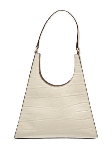 Embossed Leather Top Handle Bag