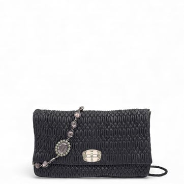 Calfskin Flap Clutch Large