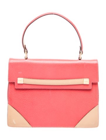 Leather Top Handle Bag