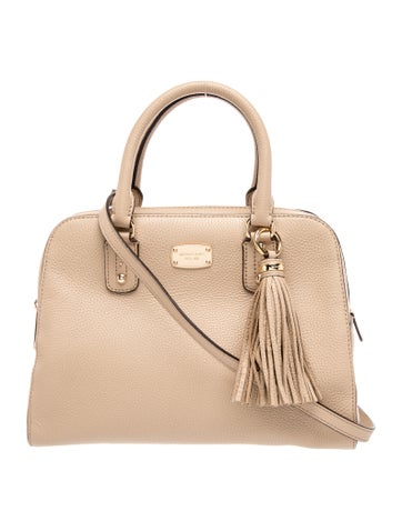 Leather Top Handle Bag