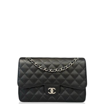 Calfskin Double Flap Jumbo