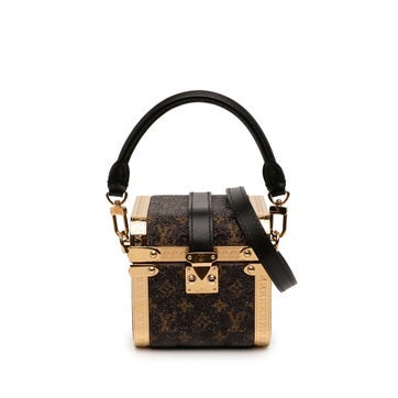 Satin Sea Treasure Monogram Satin Treasure Box Satchel