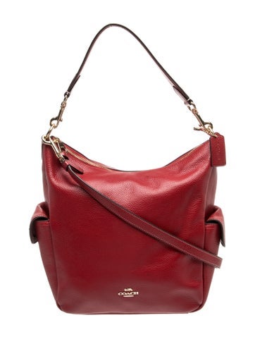 Leather coach pennie Medium