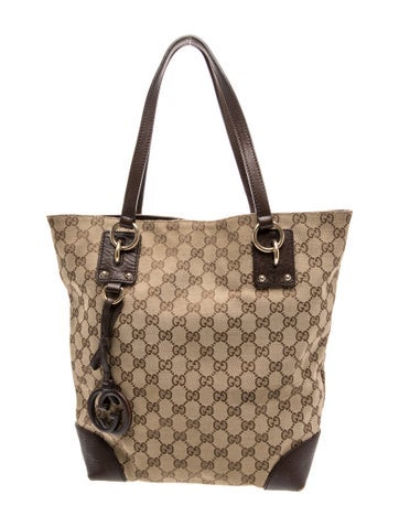 GG Canvas Charm Vertical