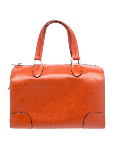 Leather Top Handle Bag