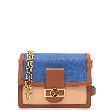 Coated Canvas Dauphine Mm Brown