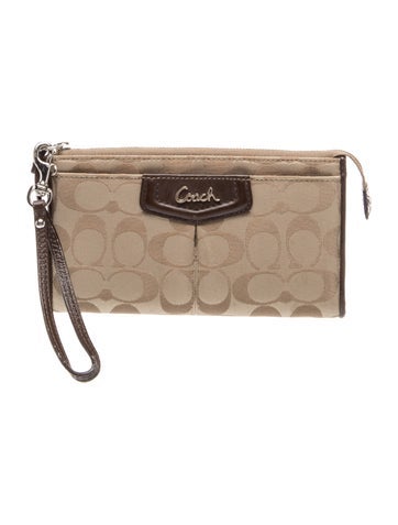 Canvas Ashley Zippy Wallet Wristlet Medium