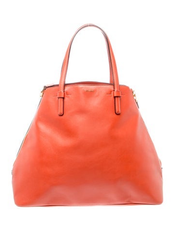 Leather Top Handle Bag