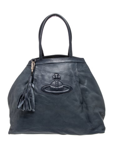 Vivienne Westwood Leather Top Handle Bag