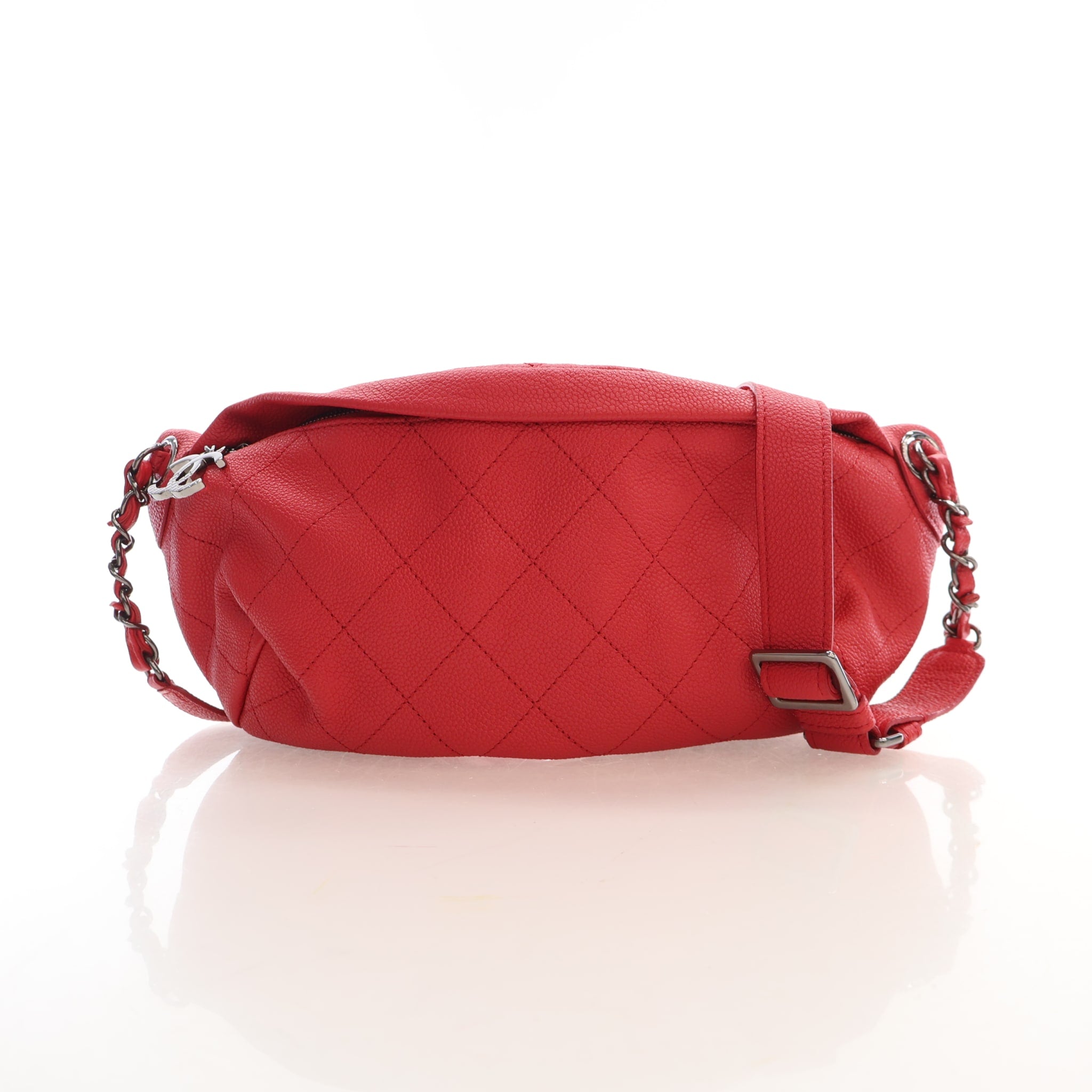 Chanel Caviar Zip and Carry Waist Bag