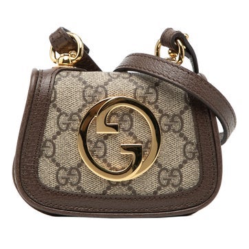 GG Supreme Blondie Card Case on Strap