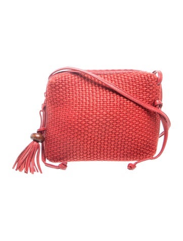 Raffia Intrecciato crossbody bag Vintage