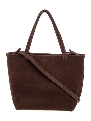 The Row Suede Park Tote Small
