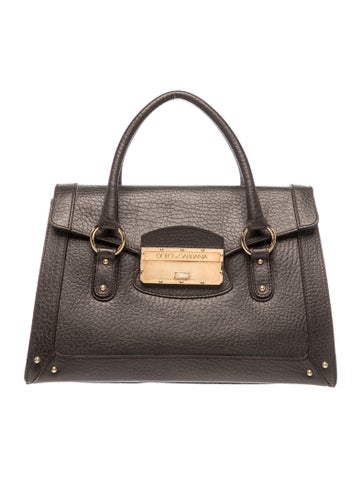 Leather Top Handle Bag