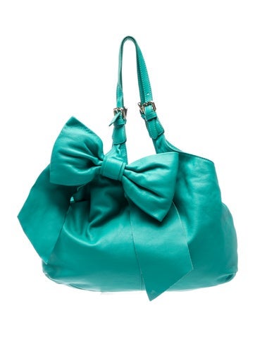 Leather 360 Bow Hobo Large