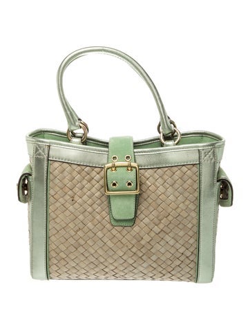 Straw Top Handle Bag