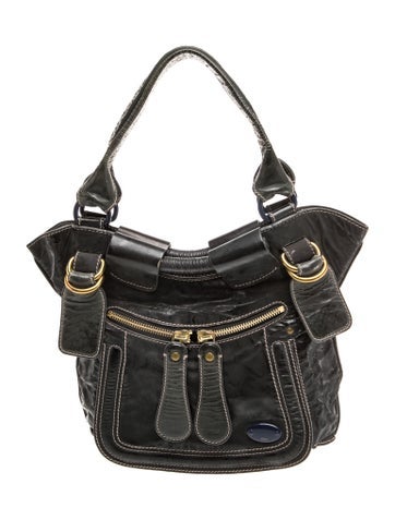 Leather Top Handle Bag Vintage