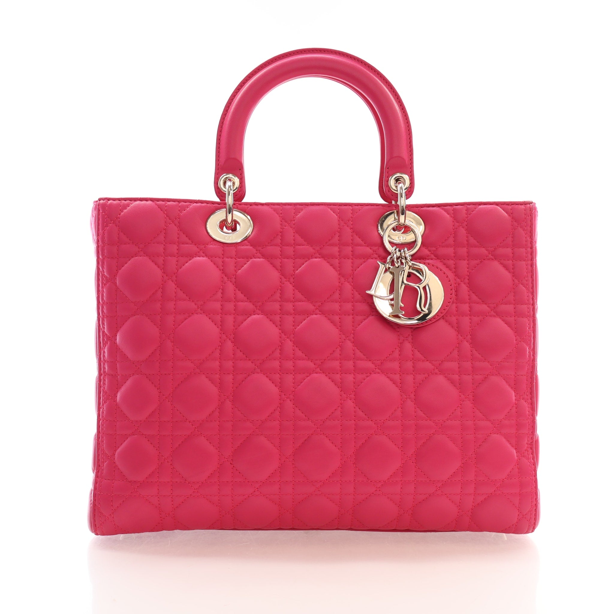 Christian Dior Large Lambskin Lady Dior