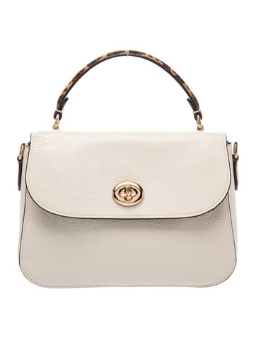 Leather Top Handle Bag