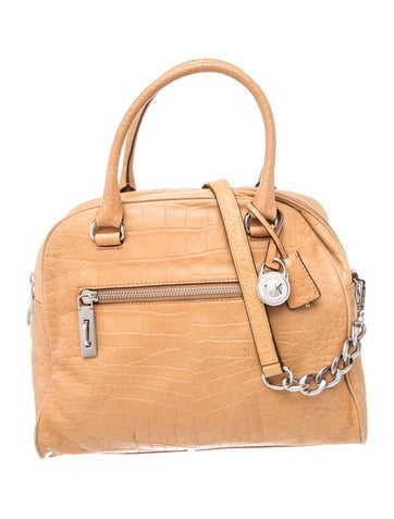 Leather Top Handle Bag