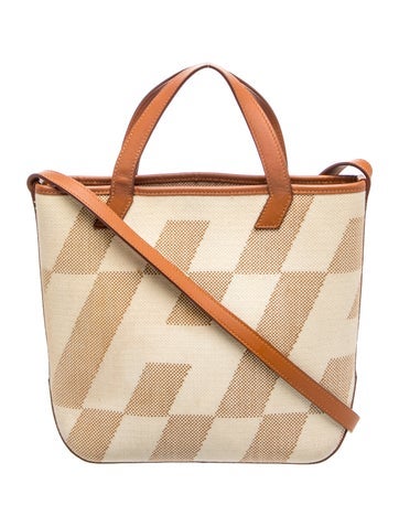 Hermes Toile Cabas H en Bias 27