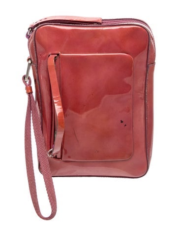 Spazzolato Leather Clutch Vintage