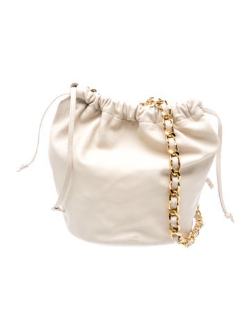 Khaite Leather Aria Leather Bucket Bag Medium