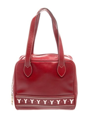 Leather Top Handle Bag Vintage