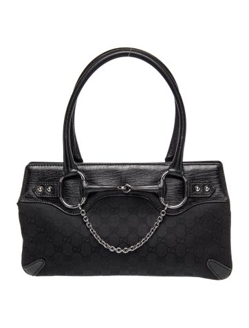 GG Canvas Horsebit Chain