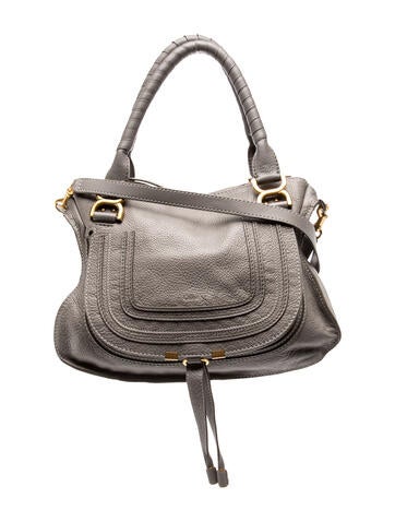 Leather Marcie Satchel