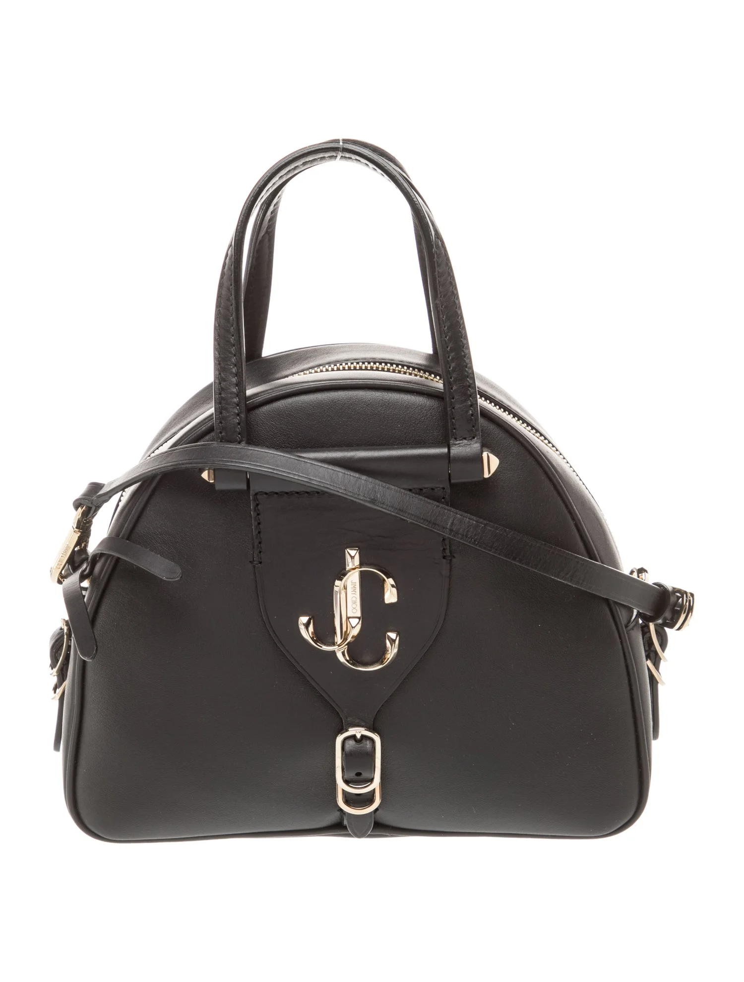 Jimmy Choo Leather Varenne Bowling Bag