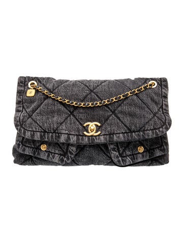 2025 Denim Maxi Flapbag