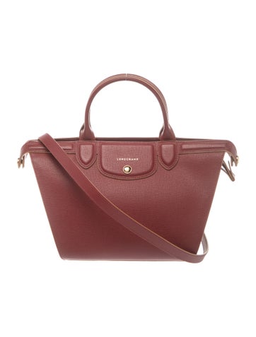 Leather Top Handle Bag