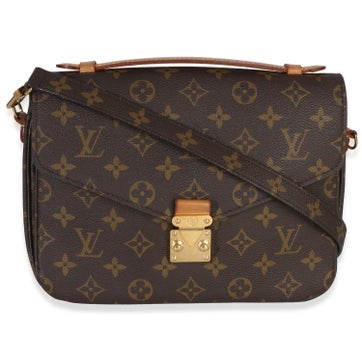 Coated Canvas Pochette Metis