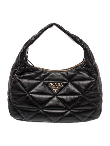 Nappa Spectrum Leather Shoulder Bag Large