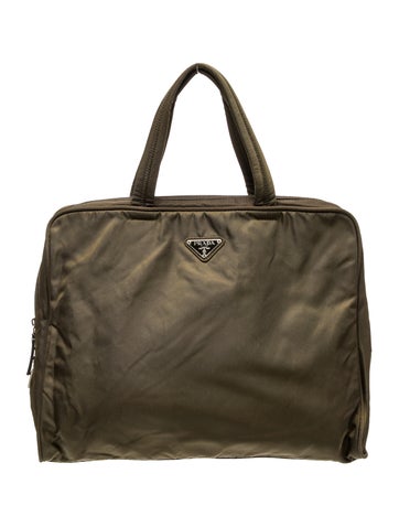 Tessuto Nylon Top Handle Bag
