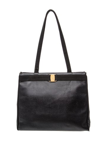 Saffiano Leather Shoulder Bag Vintage