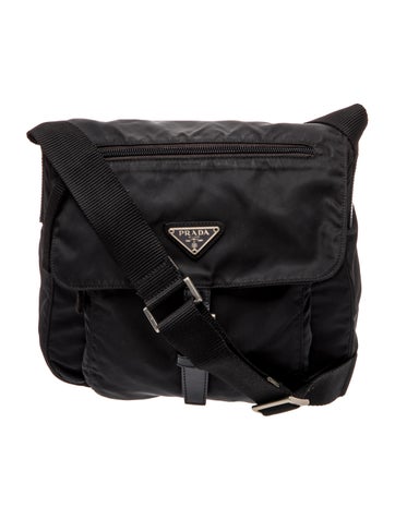 Tessuto Nylon Messenger Bag