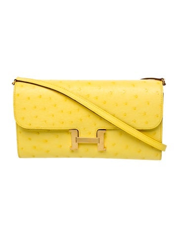 Hermes Ostrich Constance Long To Go Wallet
