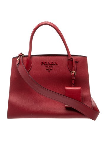 Saffiano Cuir Leather Shoulder Bag