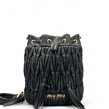 Leather Bucket Bag