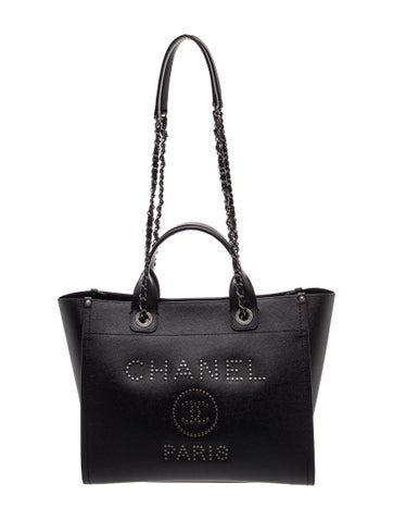 Medium Studded Deauville Shopping Bag