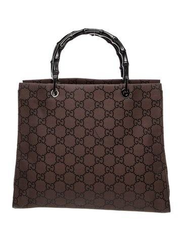 GG Nylon Top Handle Bag Vintage